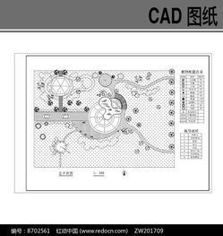 时尚与自然交融 某服装公司庭院设计平面图解析