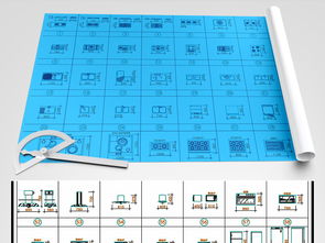 厨房与浴室CAD图库 从尺寸图到平面设计的全面指南