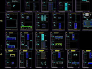 CAD中式花格雕花屏风隔断精品图库 高清平面设计图下载与应用指南